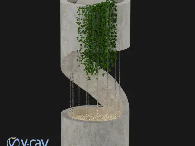 Interior Fountain 3D model