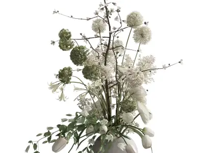 Flower In Vase 97 3D model