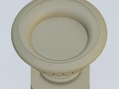 Garden urn planter08 3D model