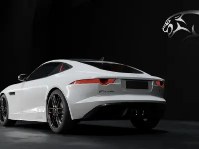 Jaguar F-type 2016 Low-poly 3D model