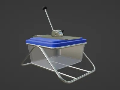 Medical Sharps Container with Hub Cutter 3d Model print ready 3D print model