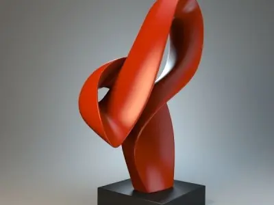 Sculpture Splash P 3D print model
