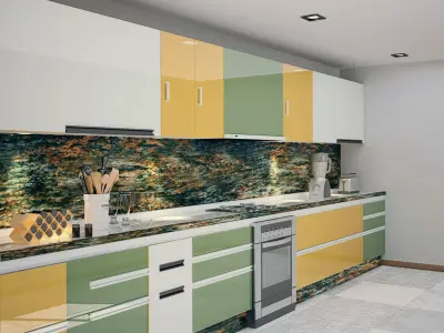 Modern kitchen 3D model
