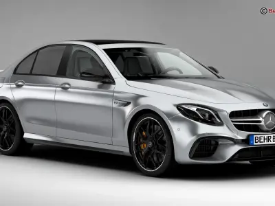 Mercedes AMG E63 S 2018 3D model