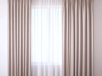 Set 95 Curtains 3D model