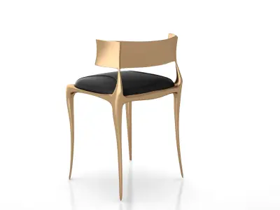 Aria Chair in Bronze by Paul Mathieu 3D model