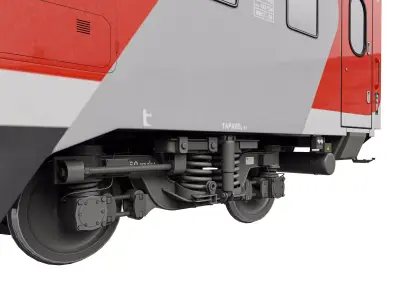 Double-decker wagon 61-4492 3D model