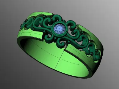 Ring od 130 3D print model