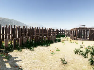 WoodWork Construction Kit Low-poly 3D model