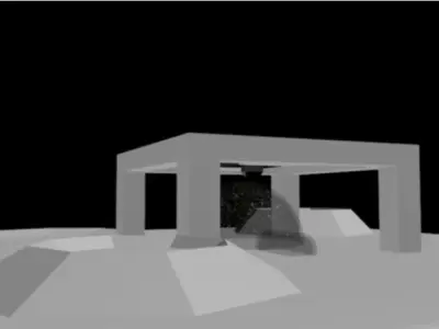 Day-Night-Season Ecosystem Simulator Concept 3D model