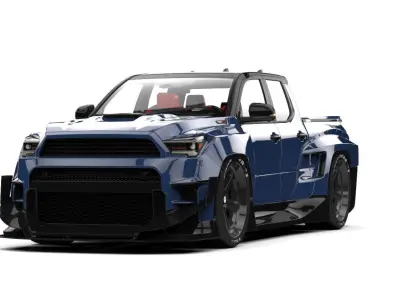 Toyota Tacoma 2024 kit Drift  Low-poly 3D model