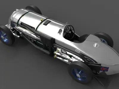 Napier Railton 3D model