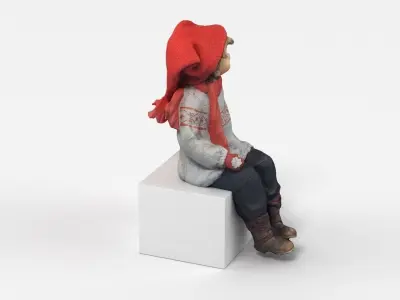 Boy Figurine 3D model