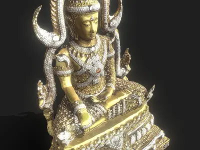 3D Buddha 23 3D model