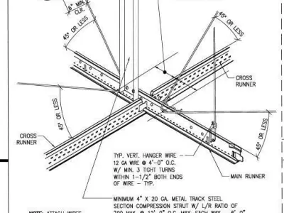 Ceiling Revit Model Shop Drawing Full Details 3D model
