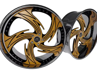 Amani Forged Cervello Low-poly 3D model