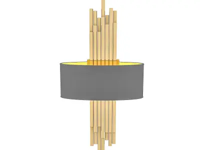 3D classic sconce 02 Low-poly 3D model