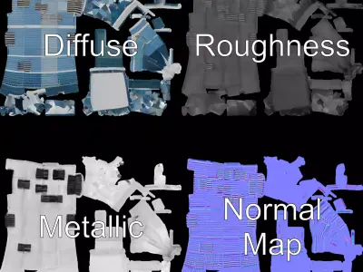 Elegant Skyscraper Tower model pack Low-poly 3D model