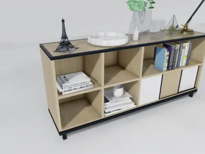 Sofa Cabinet Furniture Sideboard 3D model 3D model