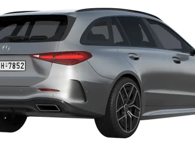 Mercedes-Benz C-Class Estate 2022 3D model