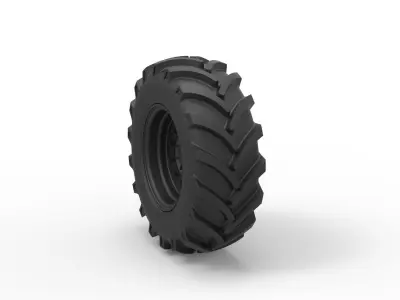 Offroad wheel 5 3D print model