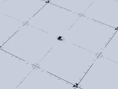 Floor Tile - RAL 9010 Texture