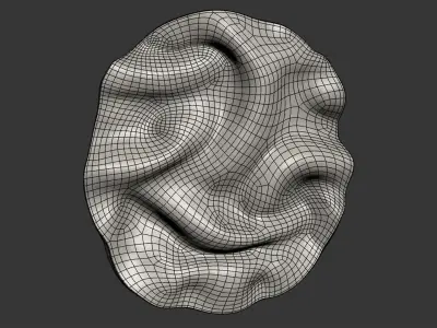 Ceramic sculpture 3D model