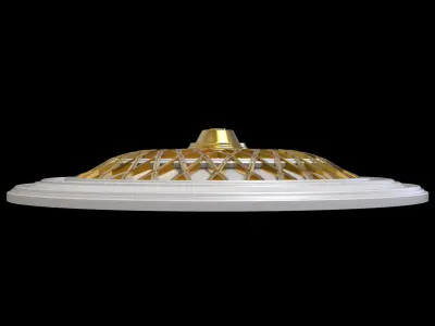 Decorate Plaster ceiling ornament medallion 3d model 3D model