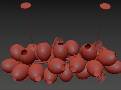 Chanceux Chandelier Horizontal-1 3D model