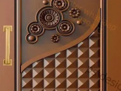 door design carving door 3D model