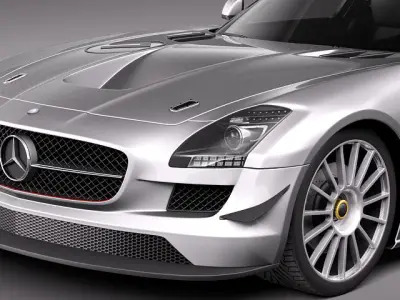Mercedes Benz SLS AMG GT3 3D model