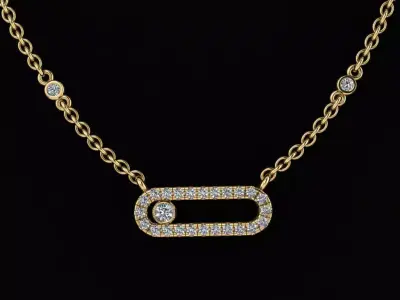 Messika Move Pendant 3D print model purchase