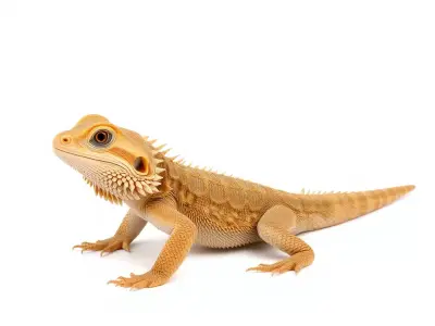 Golden Bearded Dragon model pack Low-poly 3D model