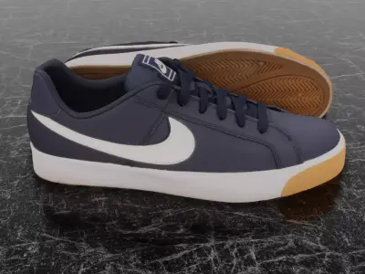 NIKE COURT LEGACY 3D SHOES 3D model