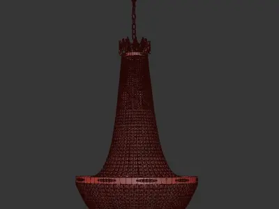 Chandelier Pera E 1 5 80 602 G 3D model