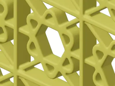 Plastic Spectacular Window Grill Toy 3D model