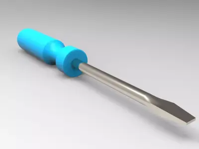 Screwdriver for Engineering Solidworks 3D model