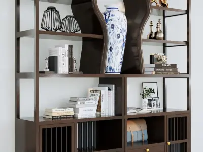 Luxury Wood Cabinet Furniture Design  3D model