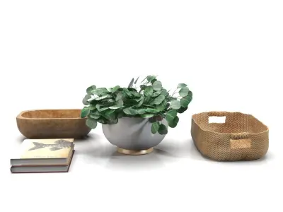 Coffee Table Decor 13 PBR 3D model