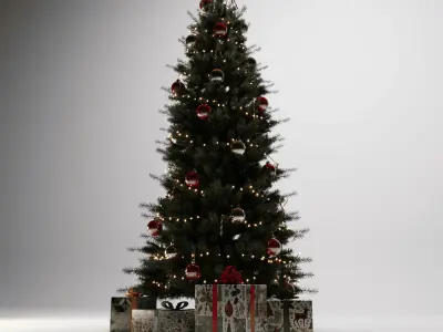 Christmas tree 3D model 29