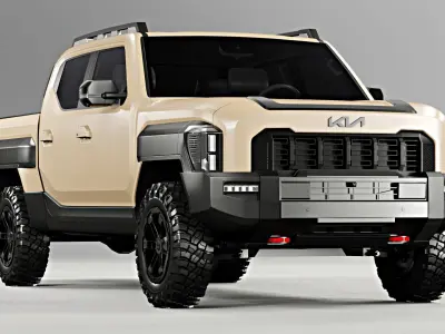 Kia Tasman Double Cab X-Pro 2025 3D model