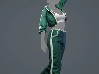 Sport outfit 3D model 3D model