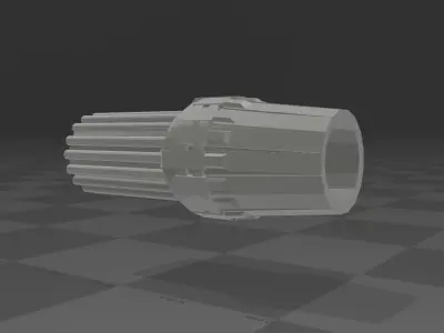 Engine - Thruster for spacecraft or spaceship 3D model