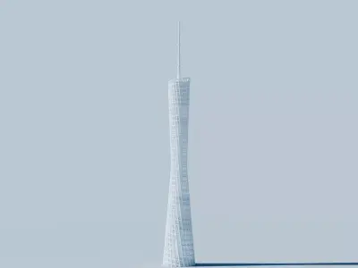 CantonTower 3D model