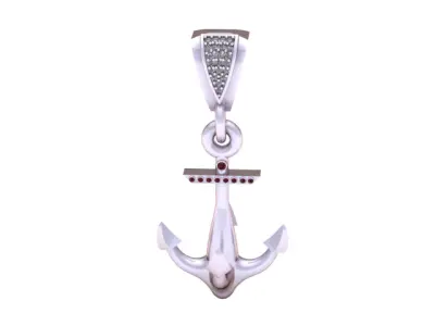 anchor pendant 3D print model