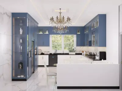 kitchen design 3D model