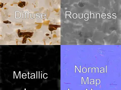 Old West Longhorn Ornament Sculpture Low-poly 3D model