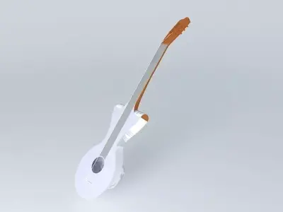 Guitar body Free 3D model