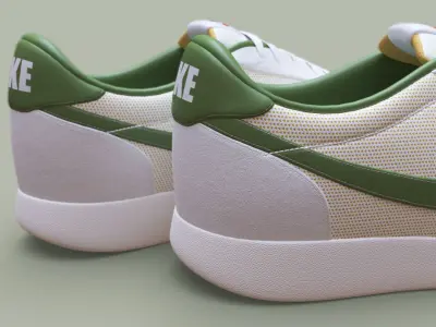 Nike Killshot OG Oil Green Grey Low-poly 3D model