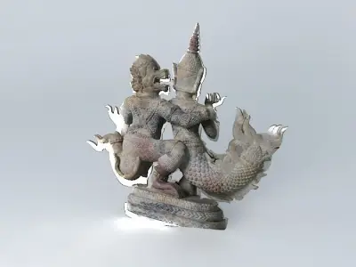 Hanumarn and SovanMacha 3D model